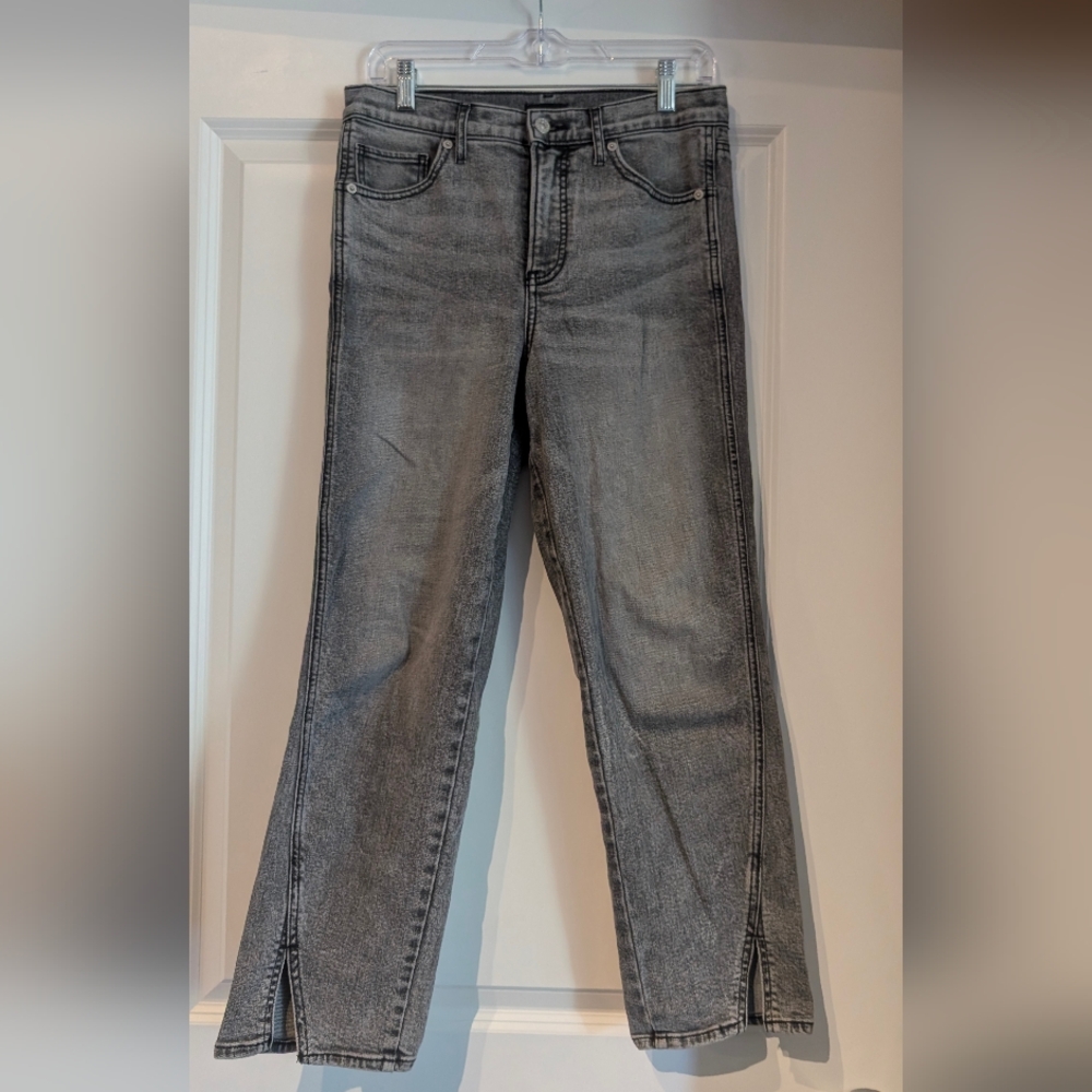 Express Gray Straight Leg Women's Jeans